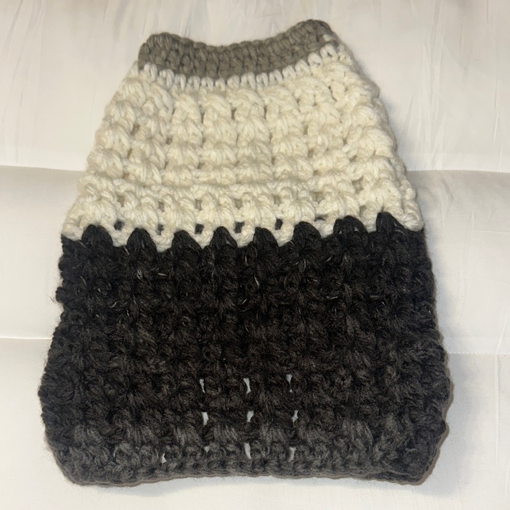 Handmade pets crochet sweater